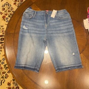 The Children’s Place Light Wash Denim Bermuda Shorts